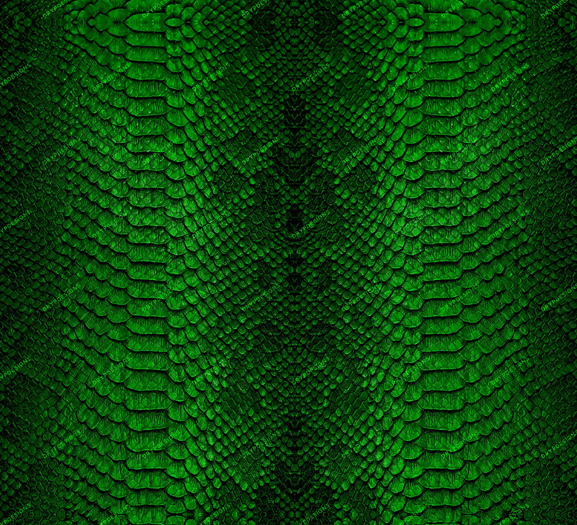 Green Snakeskin Seamless Digital Paper Background Python Snake