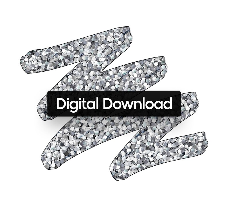 Silver + White Glitter Seamless Digital Paper Background Texture ...