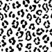 Black White Leopard Print Seamless Background Pattern - Etsy