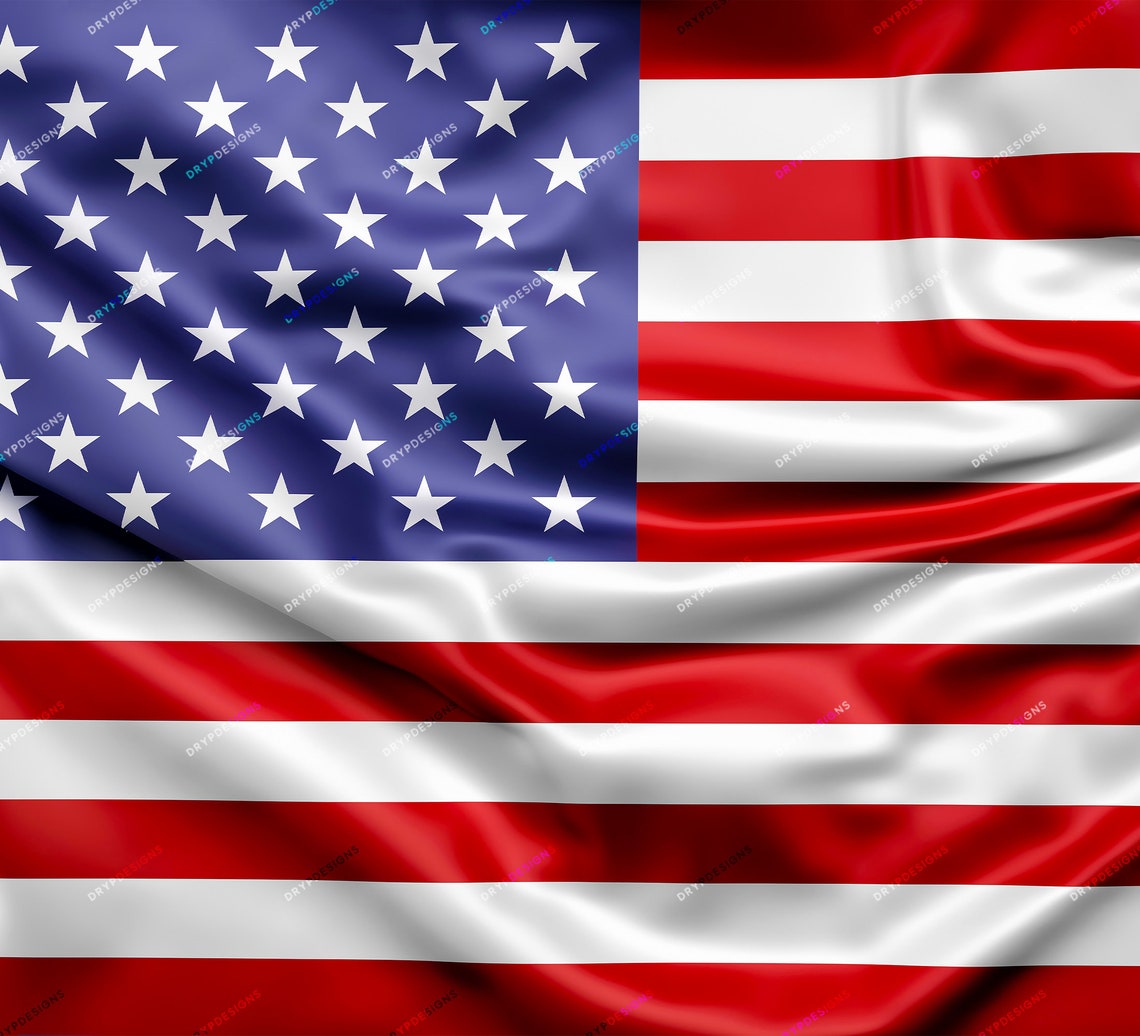 Rippled American Flag PNG Background - Patriotic USA Flag - Digital ...