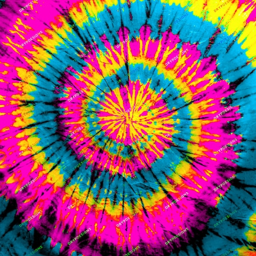 Vibrant Rainbow Tie-dye Digital Paper Background Texture - Etsy