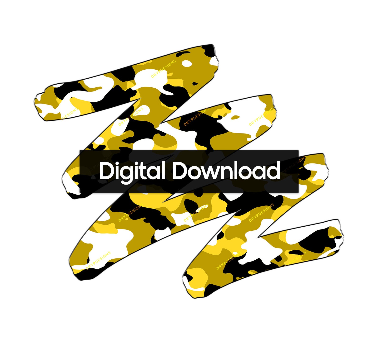 Yellow Triangular Camo Yellow Camouflage Seamless Background Pattern - Military Camo Digital ...