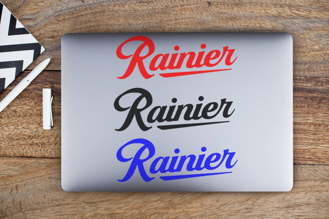 Rainier beer decals set of 3 made oracle 651 vinyl a Etsy