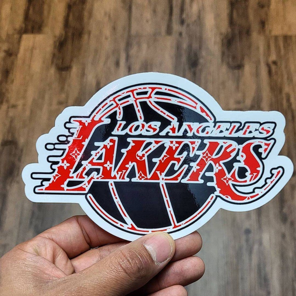 La Lakers vinyl sticker made with heavy duty 4.7 mill vinyl Etsy