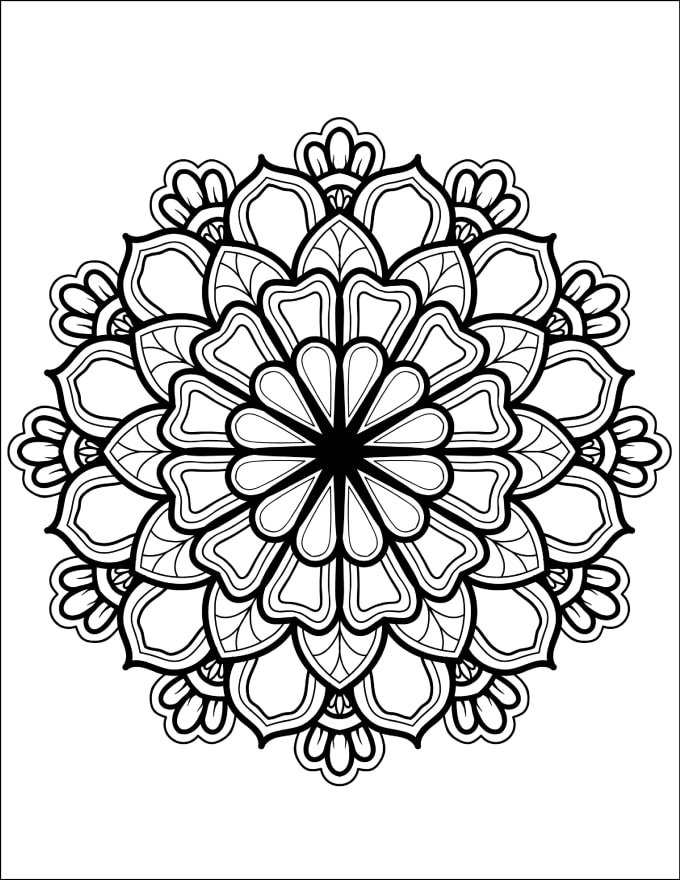 Unique/ Creative Coloring Pages Adult | Etsy