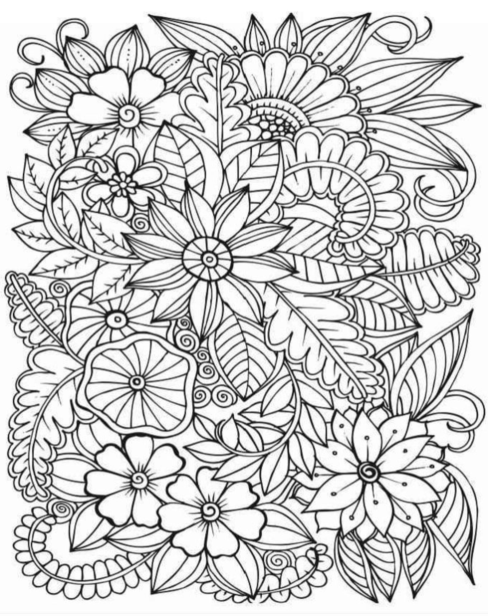 Unique/ Creative Coloring Pages Adult | Etsy