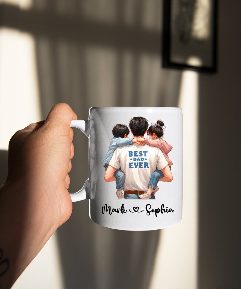 Proud Of You - Family Personalized Custom Mug - Father's Day, Gift For Son