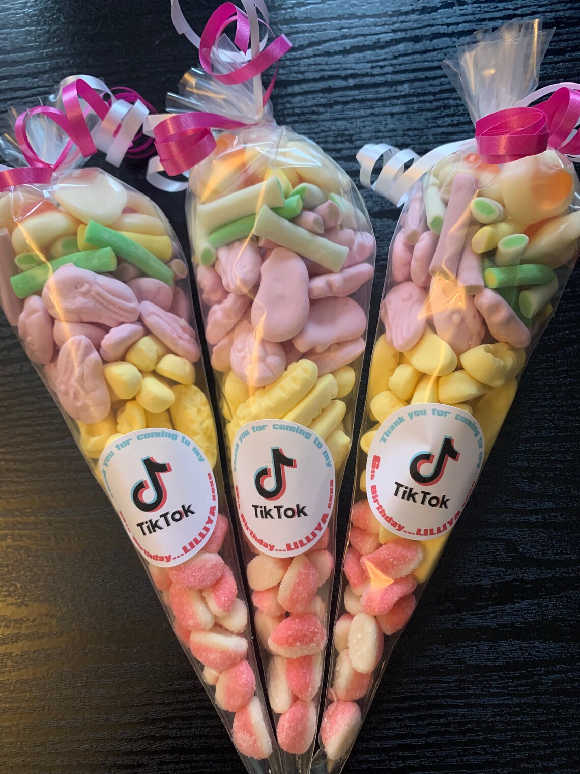 LARGE 12 prefilled Sweet Cones Birthday Party Wedding Etsy