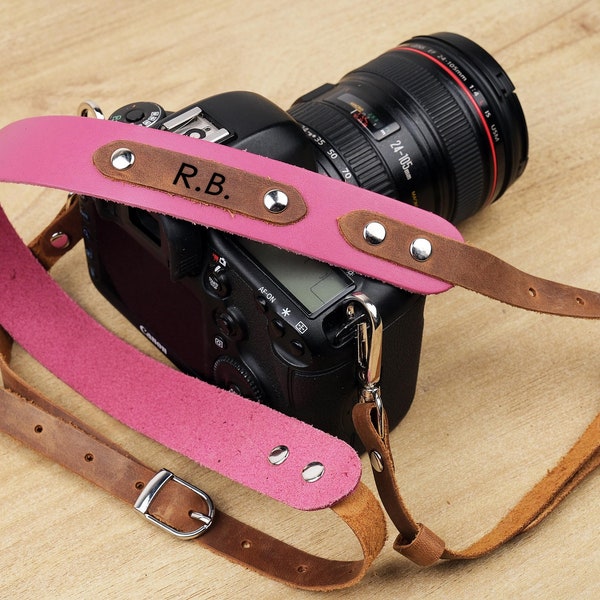 Classy Gift for Women, Engraved Camera Strap Personalized Gift, Mother's day Gift, Custom Camera Strap for Women, Nikon, Photographer Gift