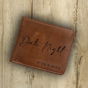 Wallet for Date Night, Date Night Wallet, Date Night Gift, new married Gift, Date Night, Personalization Couple Gift Ideas, boyfriend gift