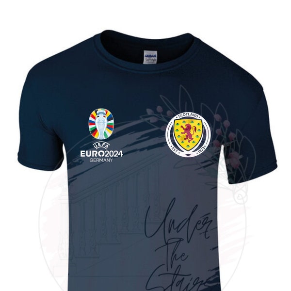 Mens Scotland Euro's T-Shirt - Football - We're Off To Germany - Tartan Army - Euro's 2024 - No Scotland No Party - Yes Sir I Can Boogie