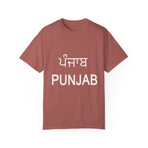 Unisex Garment-Dyed T-shirt , Punjab tshirts