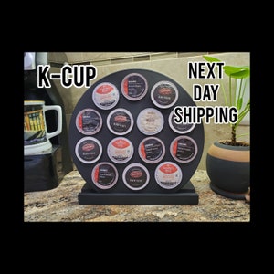 Designer K-Cup Holder, Wood K-Cup Holder, Coffee Bar, Coffee Pod, K-Cup Ladder, K-Cup Storage, K cup Holder, Pods, Coffee Pod Holder