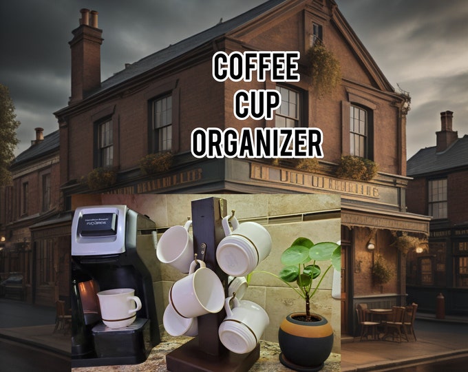 Rustic Coffee Bar, Mug Storage, Coffee Mug Tree, Coffee Mug Holder, Coffee Cup Holder, Coffee Mug Stand, Coffee Mug Rack, Mug Rack