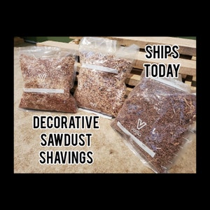 Organic Sawdust, Hardwood Sawdust, Farm Fresh Organic, 1 Pound Bags, Craft Stuffing, Box Stuffing, Clean Sawdust, Plant Mulch, Potting Soil