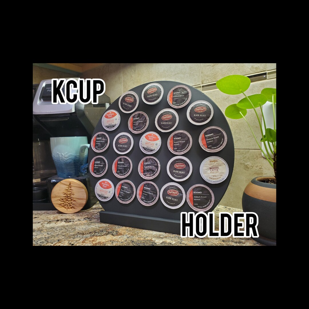 Designer Kcup Holder, Wood Kcup Holder, Coffee Bar, Coffee Pod, Kcup
