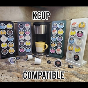 Laser Cut K Cup Pod Carousel K Cup Holder Keurig Coffee Pods