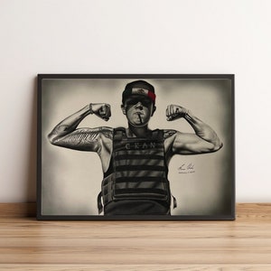 C-Kan “El Perro de la C” Painting Poster Wall Art