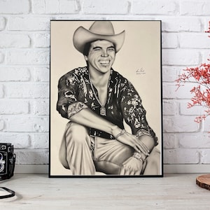 Chalino Sanchez Painting Poster Wall Art