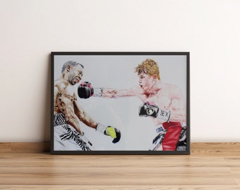 Canelo Álvarez pintura cartel arte de la pared