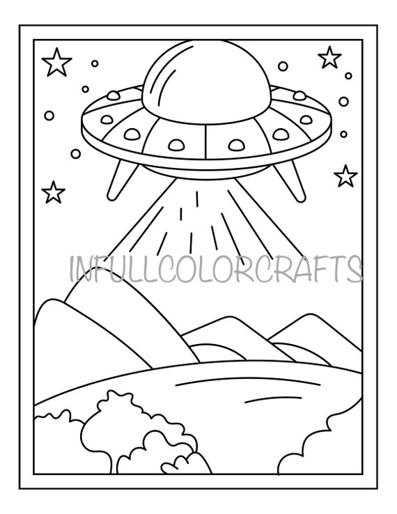 Ufo Coloring Pages