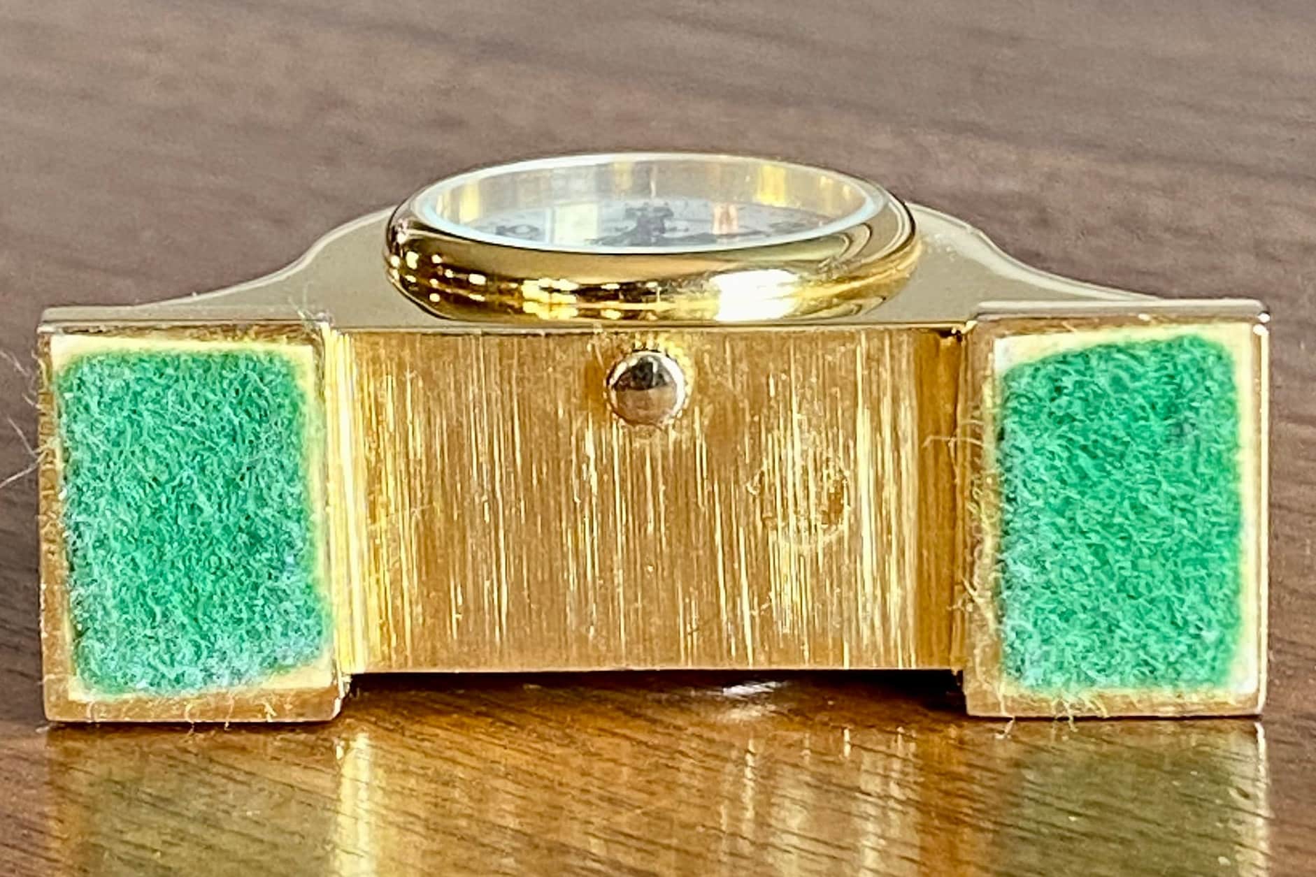 Xanadu Miniature Mantel Quartz Clock Japanese Movement Housed Etsy