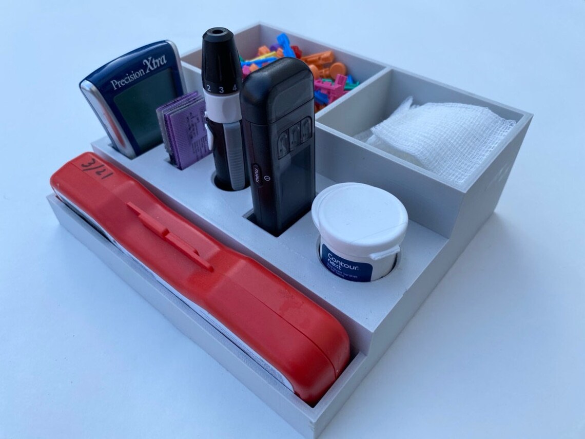 Custom Organizer For Diabetes Testing Supplies Etsy