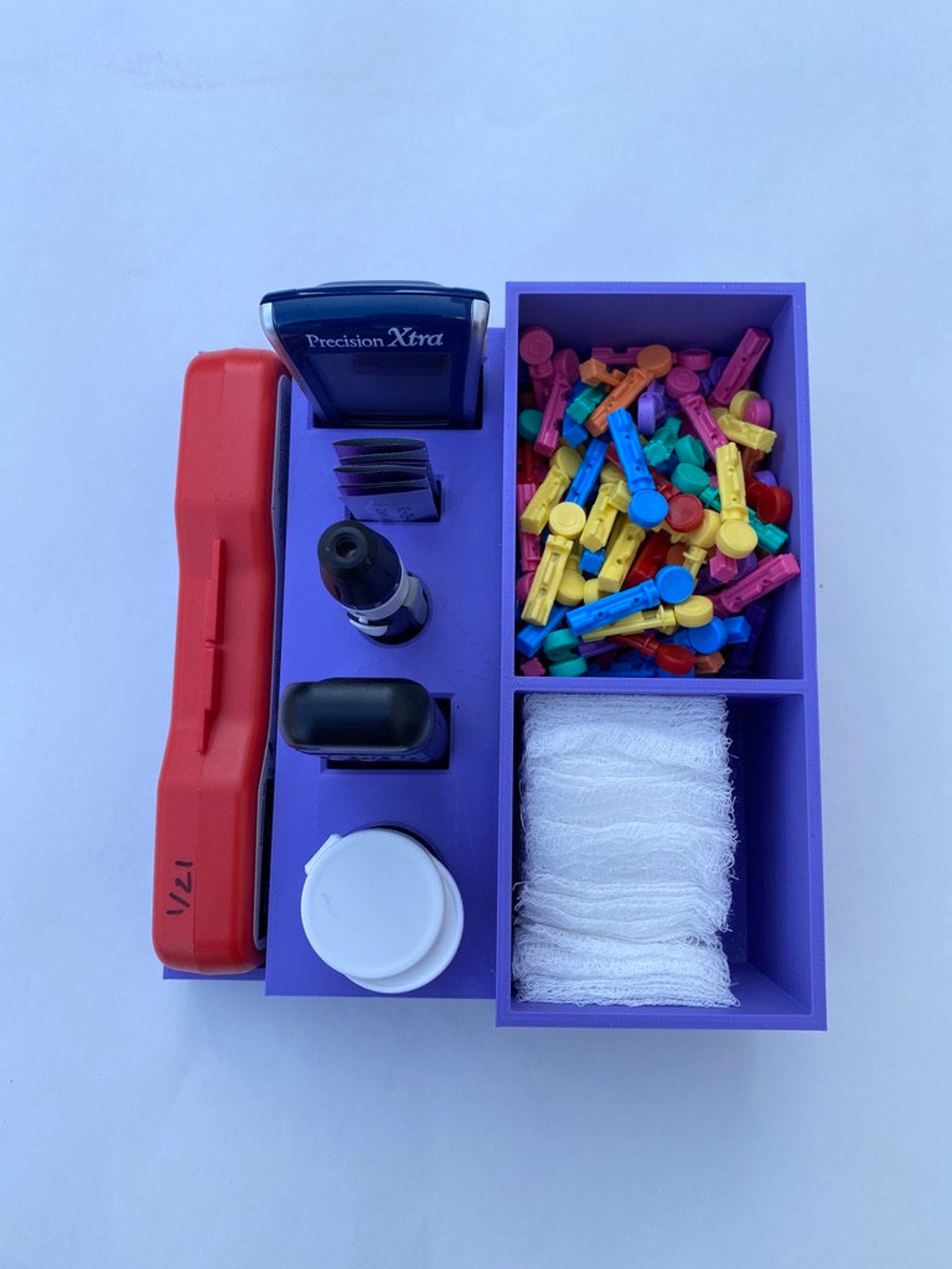 Custom Organizer For Diabetes Testing Supplies Etsy