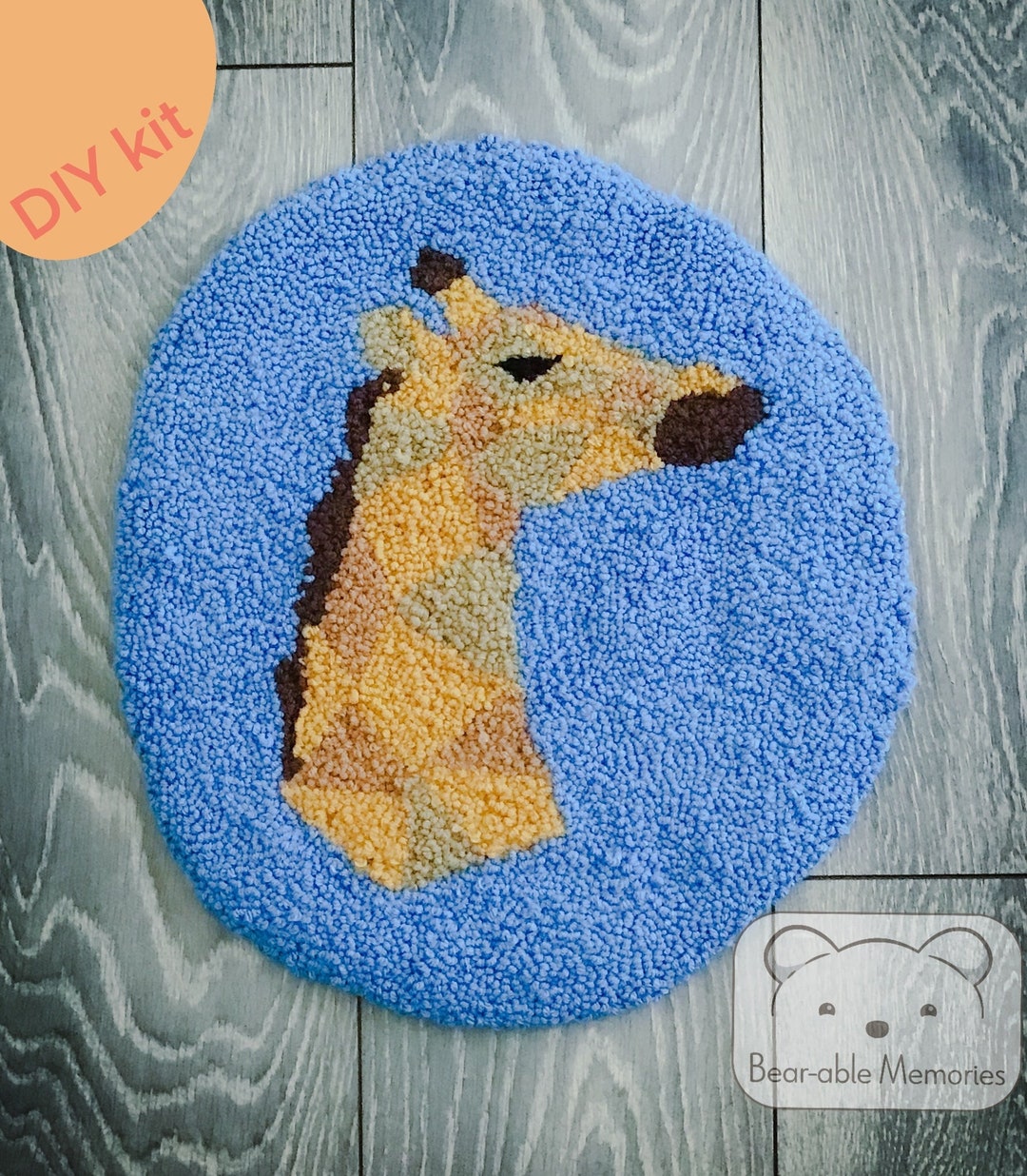 Giraffe Punch Needle Start Kit / Beginner - Etsy