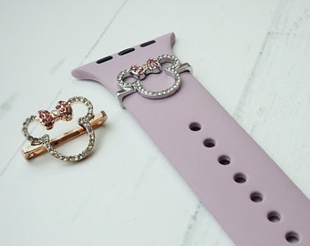 Mouse Face Charm | Apple Watch Band Charm | Watch Band Stud | Gift for Him | Gift for Her