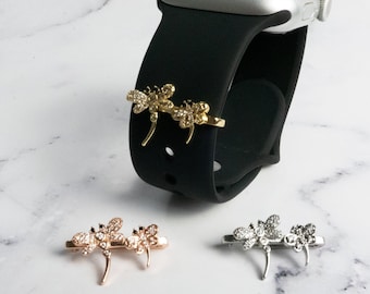Dragonfly Apple Watch Band Charm: Enamel Watch Jewelry