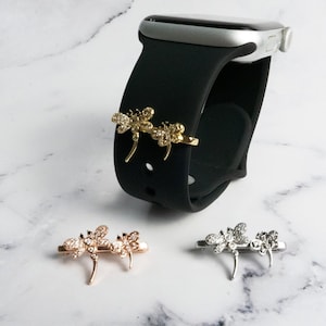 Dragonfly Charm, Apple Watch Band Charm, Watch Band Stud, Apple Watch Jewelry, Watch Charms, Gift for Her
