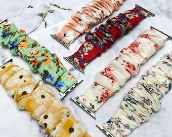 Scrunchie Style band for Apple Watch | 38mm 40mm 41mm 42mm 44mm 45mm All Series