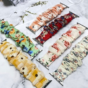 Scrunchie Style band for Apple Watch | 38mm 40mm 41mm 42mm 44mm 45mm All Series