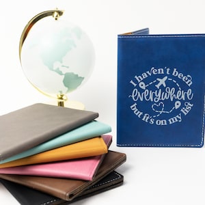 Passport Holder Personalized, Custom Passport Holder, Passport Case, Leather Passport Cover, Travel Gifts
