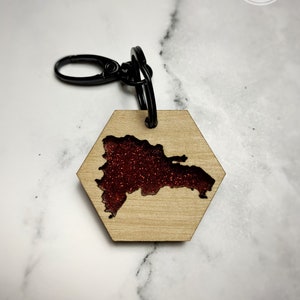 Dominican Republic Keychain | Llavero | Republica Dominicana |