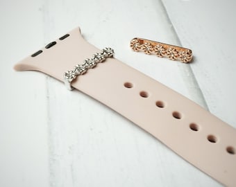 Flower Charm, Apple Watch Charm, Watch Band Stud, Gift for Him, Gift for Her