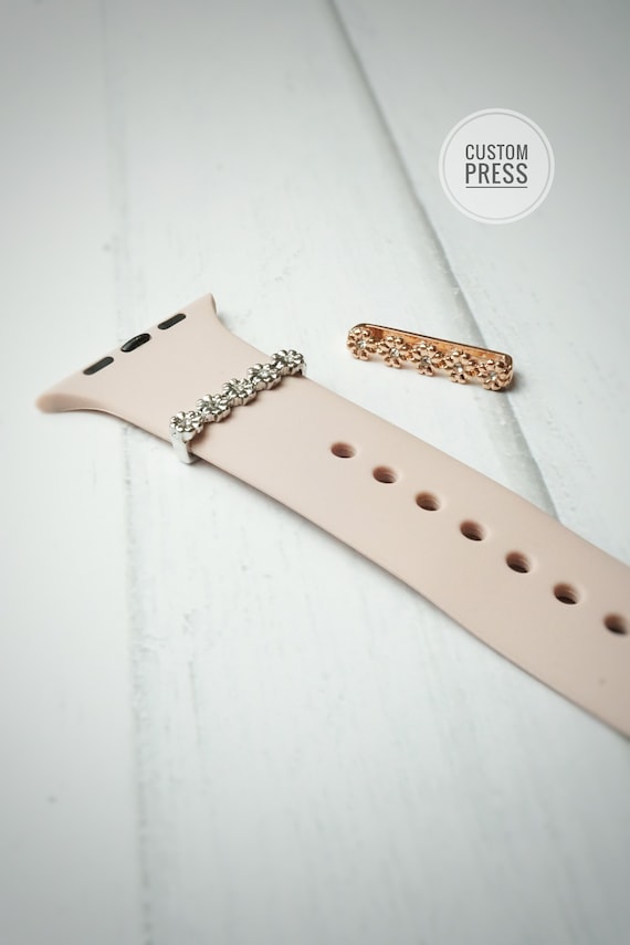 Flower Charm, Apple Watch Charm, Watch Band Stud, Gift for  display picture 3