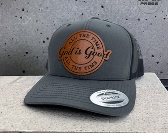 God is Good All The Time Snapback Trucker Style Hat