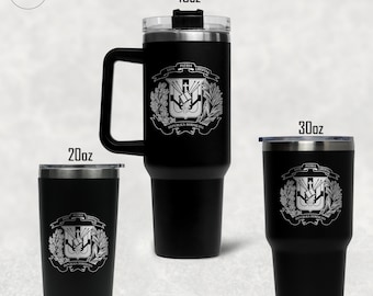 Dominican Republic Tumbler: Engraved Stainless Steel Travel Mug