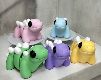3D Printed Baby Stegosaurus: Articulated Dinosaur Fidget Toy