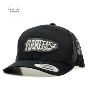 Puerto Rico Map, Puerto Rico Hat, PR Hat, PR Cap, Puerto Rico Cap, Trucker Hat