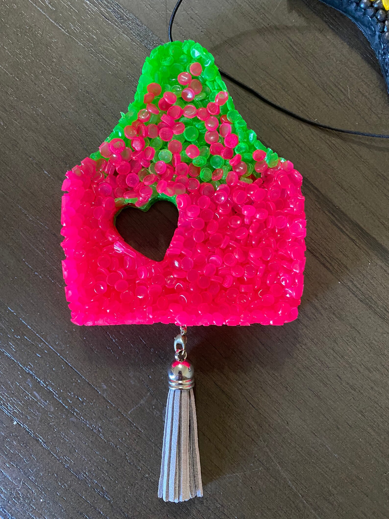 Neon tag tassel car fresheners car freshies freshie air Etsy