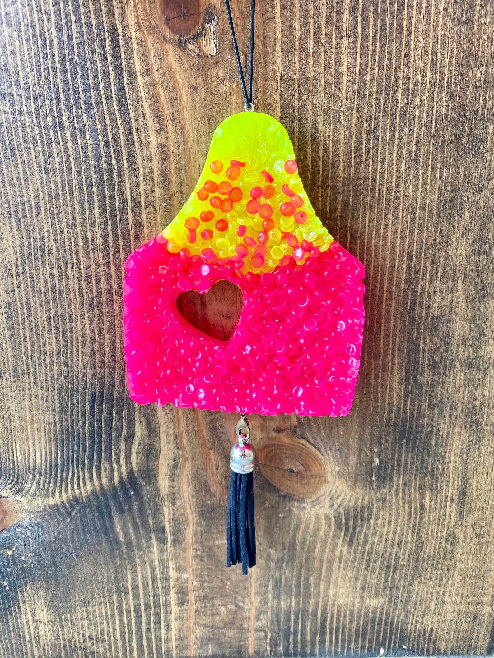 Neon tag tassel car fresheners car freshies freshie air Etsy