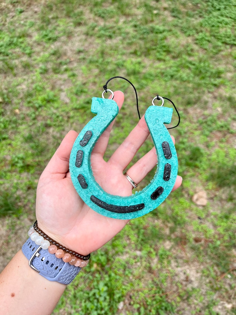 Horseshoe Car Freshener Car Freshies Freshie Air Etsy