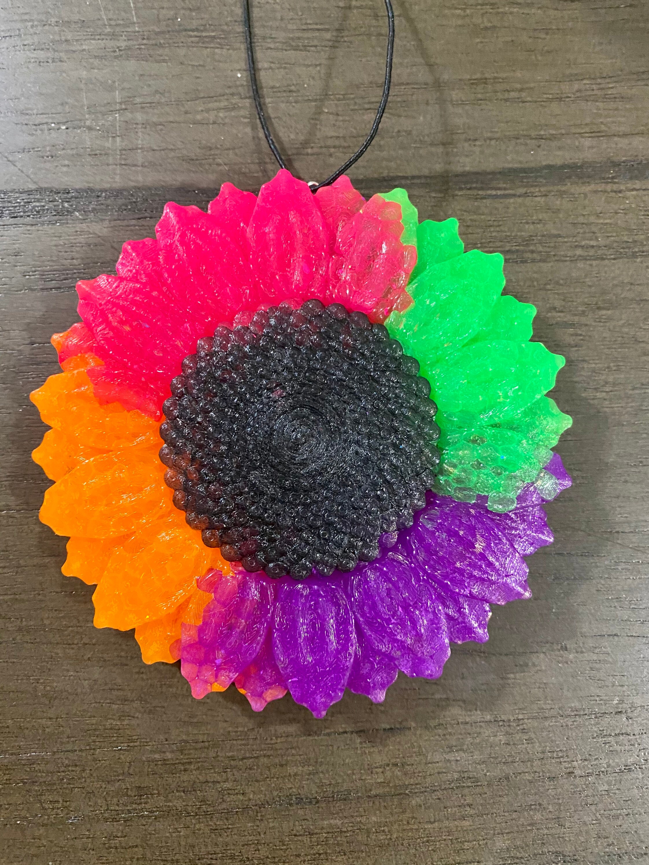 Large Sunflower flower car fresheners car freshies Etsy