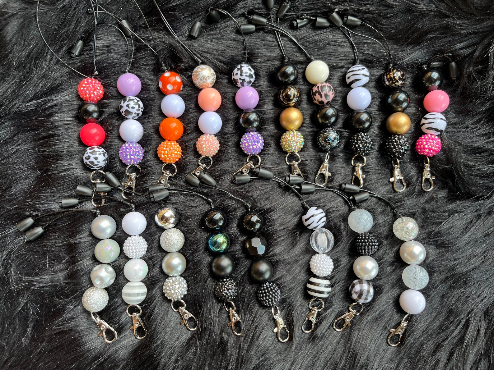 Beaded Freshie Lanyard Freshie Charms Freshie Hanger Car Etsy