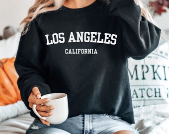 Los Angeles California Sweatshirt, West Coast Pullover, California Sweater, California Pullover, Los Angeles Sweatshirt, College Jumper