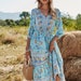 Safari Dream Bohemian Midi Dress Midi Dress / Cocktail Party Dresses | Boho Dresses for Women 