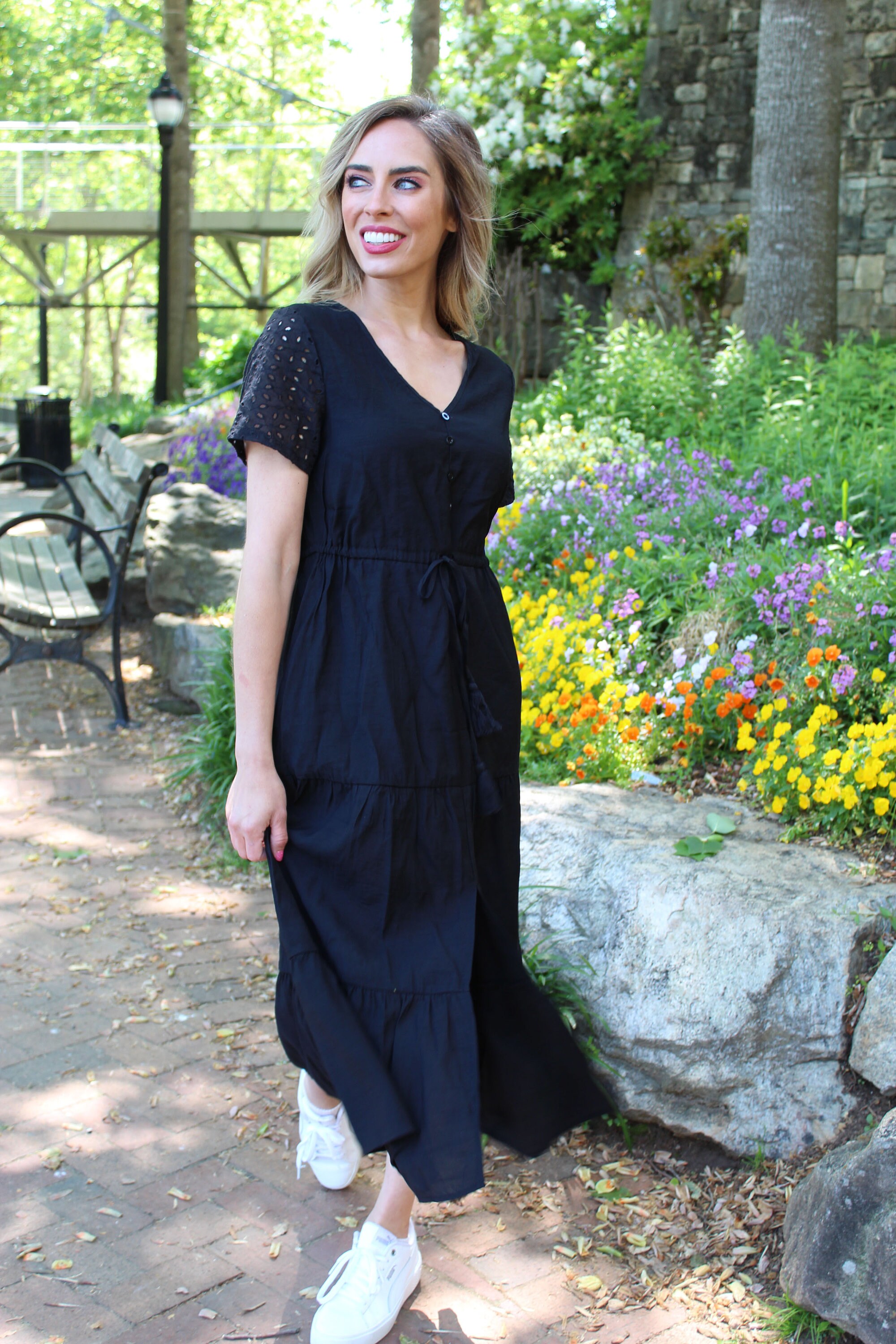 vedlægge Anvendelse skjorte Bohemian Tassel Lace Dress Spring and Summer Dress Button - Etsy Ireland